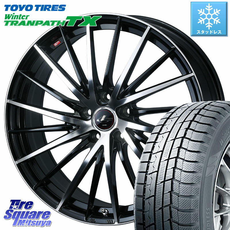 TOYO ウィンター トランパス TX 2023年製 スタッドレス 215/70R16 WEDS LEONIS FR レオニス FR ホイール 16インチ 16 X 6.5J +47 5穴 114.3