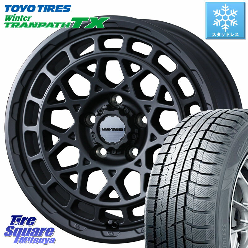 TOYO ウィンター トランパス TX 2023年製 スタッドレス 225/65R17 WEDS MUDVANCE X TYPE M ホイール 17インチ 17 X 7.0J +38 5穴 114.3 RAV4 エクストレイル NX アウトバック