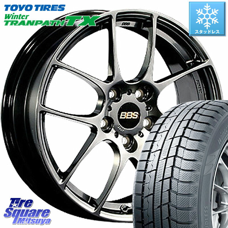 TOYO ウィンター トランパス TX 2023年製 スタッドレス 225/55R18 BBS RF 鍛造1ピース DB ホイール 18インチ 18 X 7.5J +50 5穴 114.3 ZR-V