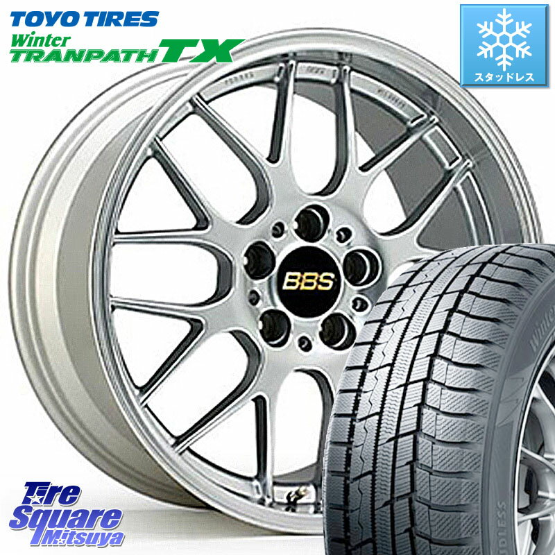 TOYO ウィンター トランパス TX 2023年製 スタッドレス 215/55R17 BBS RG-R 鍛造1ピース ホイール 17イ..