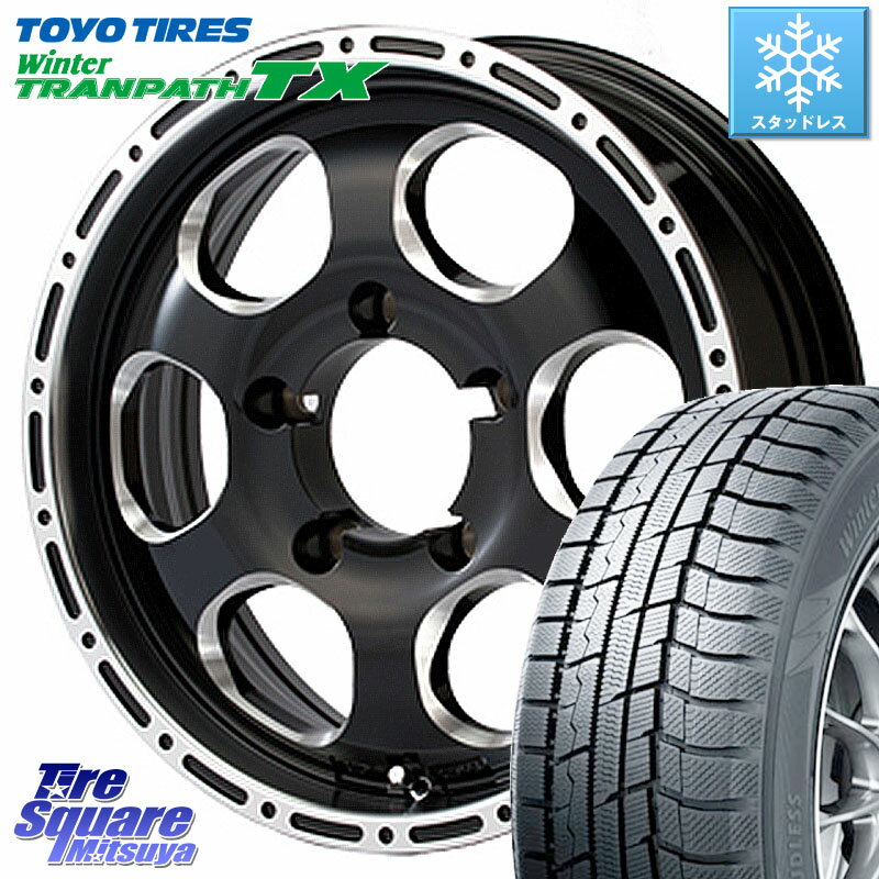 TOYO ウィンター トランパス TX 2023年製 スタッドレス 215/70R16 MEIWA Blood Stock 1Piece for JIMNY ホイール 16インチ 16 X 5.5J +20 5穴 139.7 ジムニー