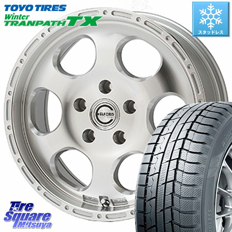 TOYO ウィンター トランパス TX 2023年製 在庫● スタッドレス 195/60R16 MEIWA Blood Stock One Piece ホイール 16インチ 16 X 7.0J +45 5穴 100