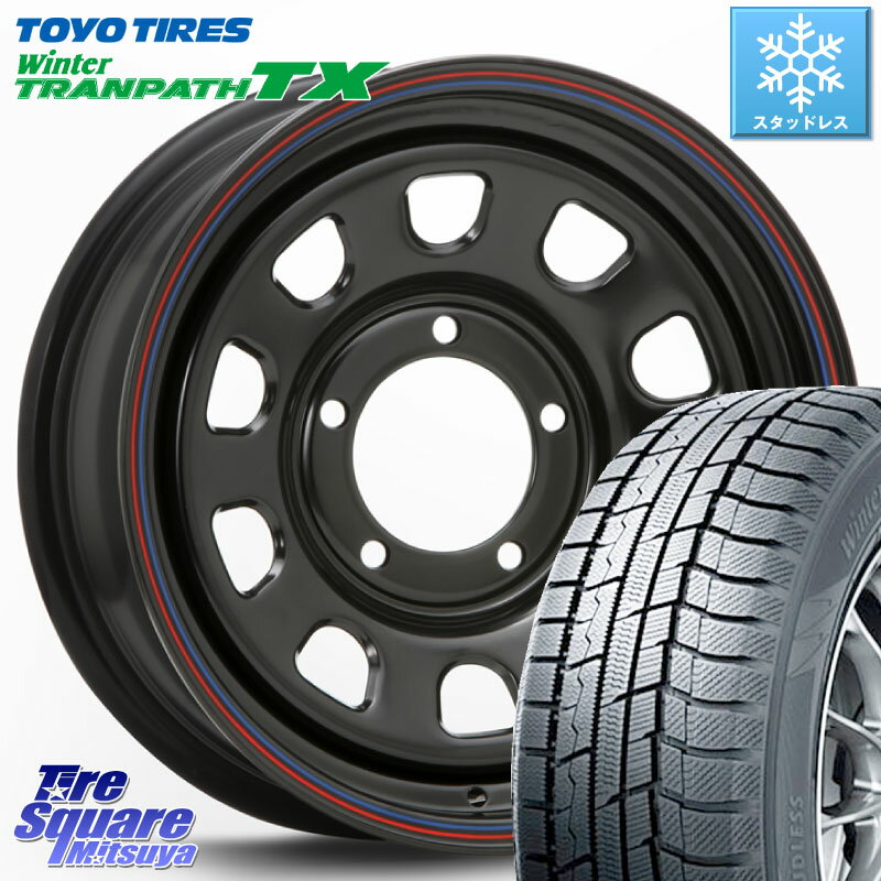 TOYO ウィンター トランパス TX 2023年製 スタッドレス 215/70R16 MLJ デイトナ SS DAYTONA ホイール 16インチ 16 X 5.5J +20 5穴 139.7 ジムニー