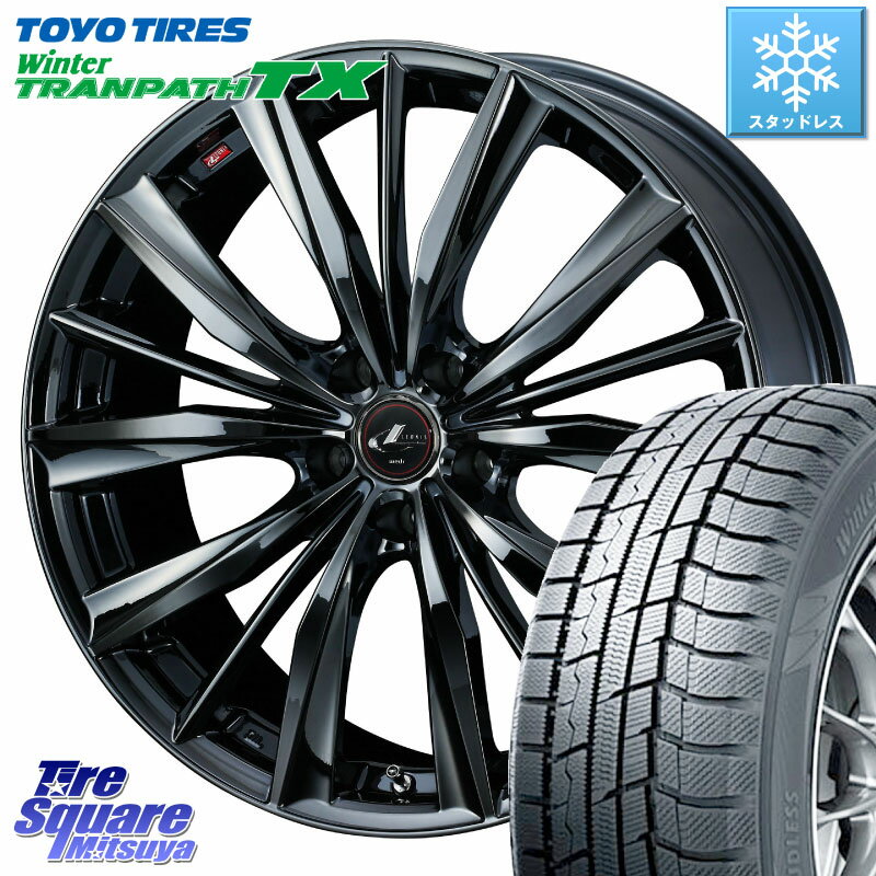 TOYO ウィンター トランパス TX 2023年製 スタッドレス 215/50R17 WEDS レオニス VX BMC1 ウェッズ Leonis ホイール 17インチ 17 X 7.0J +47 5穴 100 インプレッサ