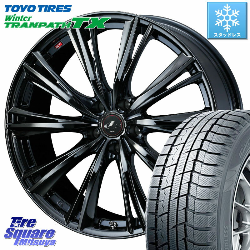 TOYO ウィンター トランパス TX 2023年製 スタッドレス 215/50R17 WEDS レオニス WX BMC1 ウェッズ Leonis ホイール 17インチ 17 X 7.0J +47 5穴 100 インプレッサ