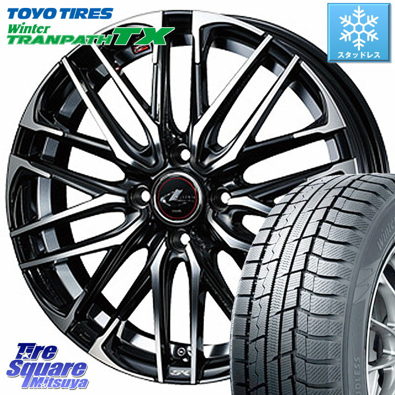 TOYO ウィンター トランパス TX 2023年製 在庫● スタッドレス 195/60R16 WEDS レオニス SK PBMC 5H ウェッズ Leonis ホイール 16インチ 16 X 6.5J +53 5穴 114.3 VOXY