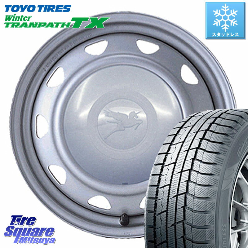 TOYO ウィンター トランパス TX 2023年製 在庫● スタッドレス 165/65R14 WEDS キャロウィン PC-453F スチールホイール 14インチ 14 X 4.5J +45 4穴 100 ハスラー ソリオ デリカミニ