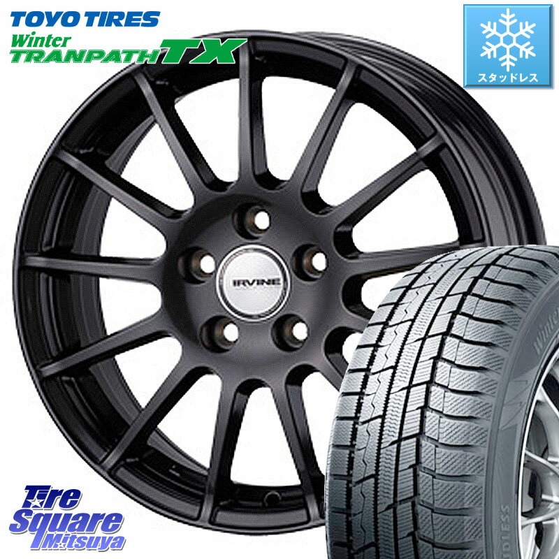 TOYO ウィンター トランパス TX 2023年製 スタッドレス 235/65R18 WEDS IR87545VG ウェッズ IRVINE F01 ホイール 18インチ 18 X 7.5J(JAGUAR FPEACE DC3) +45 5穴 108 ジャガー Fペイス