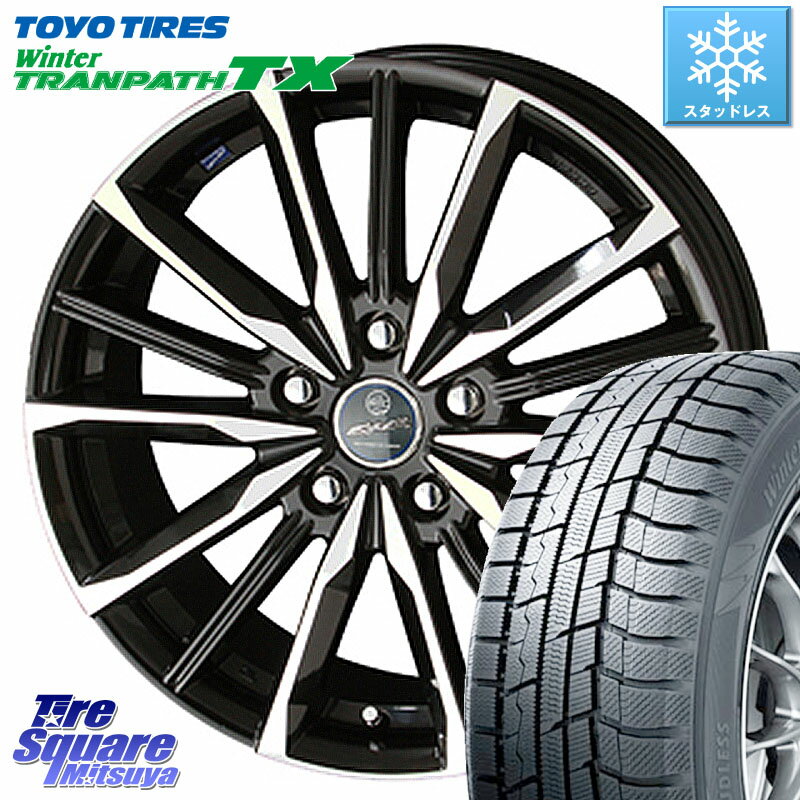 TOYO ウィンター トランパス TX 2023年製 スタッドレス 205/55R16 KYOHO SMACK スマック ヴァルキリー ホイール 16インチ 16 X 6.5J +38 5穴 114.3 ヤリス リーフ