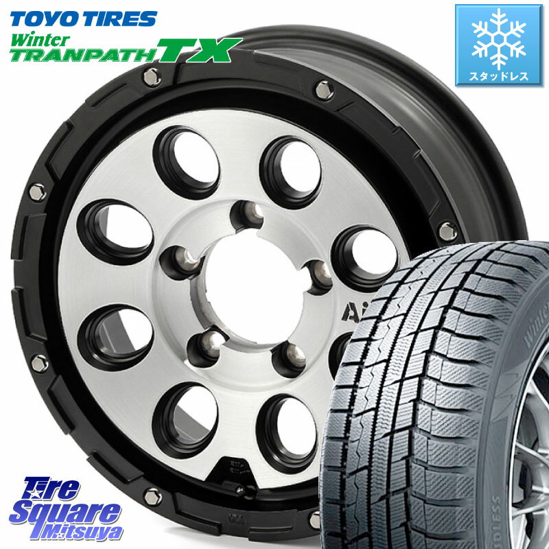 TOYO ウィンター トランパス TX 2023年製 スタッドレス 215/65R16 4X4エンジニアリング Air G Massive エアーGマッシブ ホイール 16インチ 16 X 5.5J +22 5穴 139.7 ジムニー