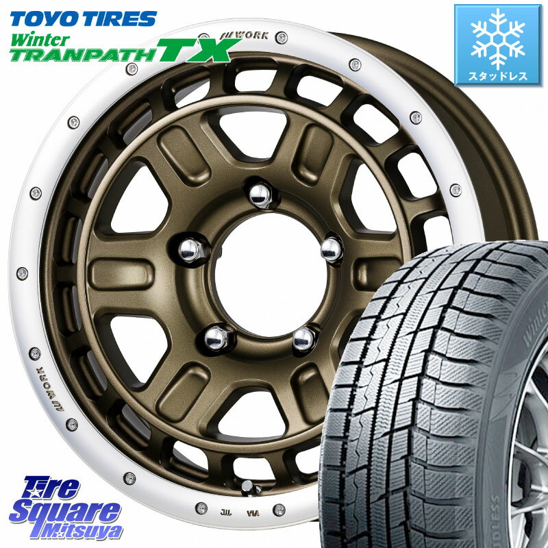 TOYO ウィンター トランパス TX 2023年製 スタッドレス 215/70R16 WORK ワーク CRAG クラッグ T-GRABIC2 グラビック2 ホイール 16インチ 16 X 5.5J +20 5穴 139.7 ジムニー