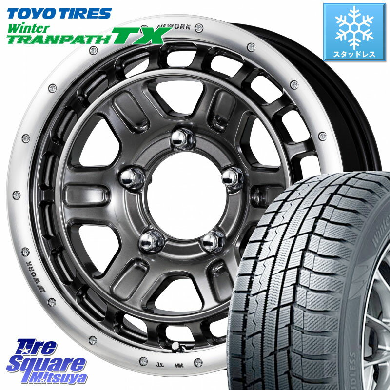 TOYO ウィンター トランパス TX 2023年製 スタッドレス 215/70R16 WORK ワーク CRAG クラッグ T-GRABIC2 グラビック2 ホイール 16インチ 16 X 5.5J +20 5穴 139.7 ジムニー