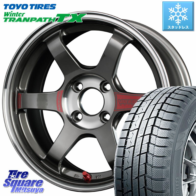 TOYO ウィンター トランパス TX 2023年製 スタッドレス 195/65R15 RAYS 【欠品次回9月末】 レイズ TE37 ボルクレーシング SONIC SL ホイール 15インチ 15 X 6.0J +41 4穴 100