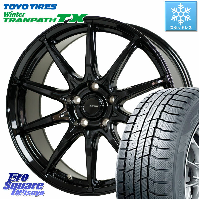 TOYO ウィンター トランパス TX 2023年製 スタッドレス 215/50R17 HotStuff G-SPEED G-05 G05 5H ホイール 4本 17インチ 17 X 7.0J +45 5穴 100 インプレッサ