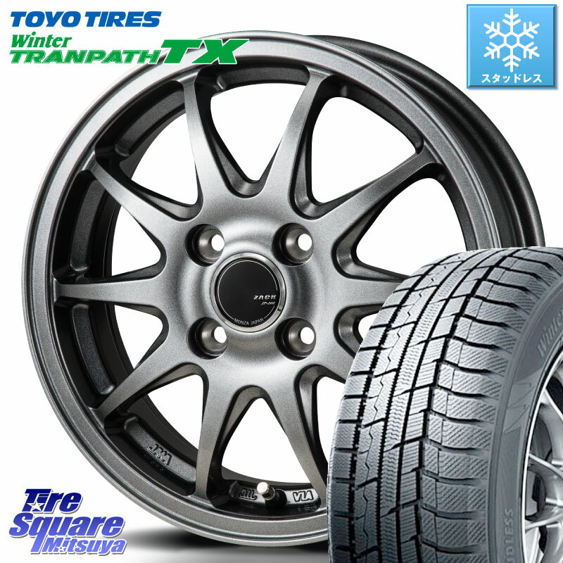 TOYO ウィンター トランパス TX 2023年製 在庫● スタッドレス 195/60R16 Japan三陽 ZACK JP202 ホイール 4本 16インチ 16 X 6.0J +42 4穴 100