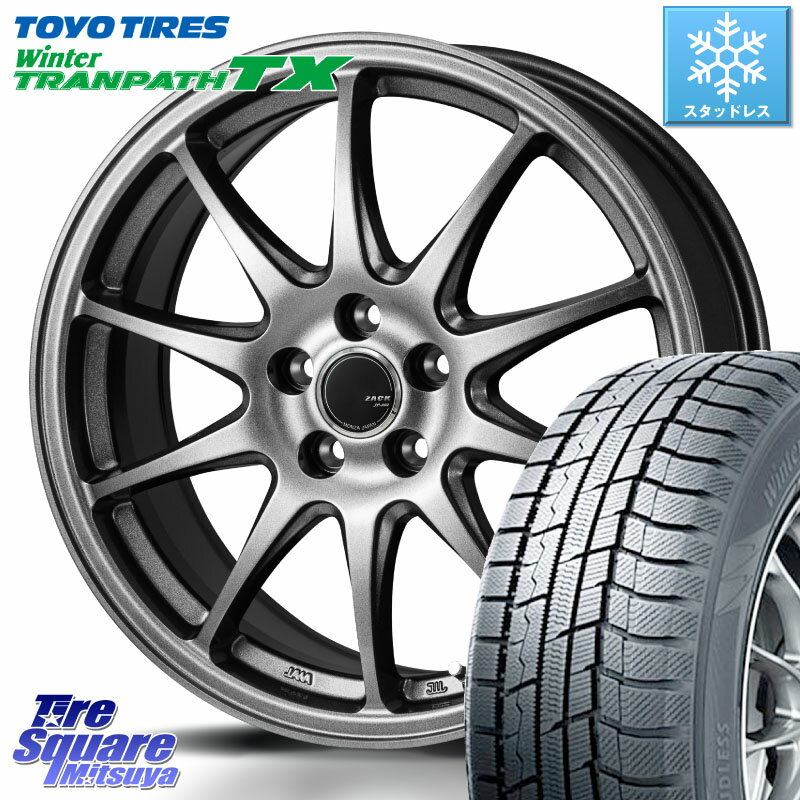 TOYO ウィンター トランパス TX 2023年製 スタッドレス 215/50R17 Japan三陽 ZACK JP202 ホイール 4本 17インチ 17 X 7.0J +50 5穴 100 インプレッサ