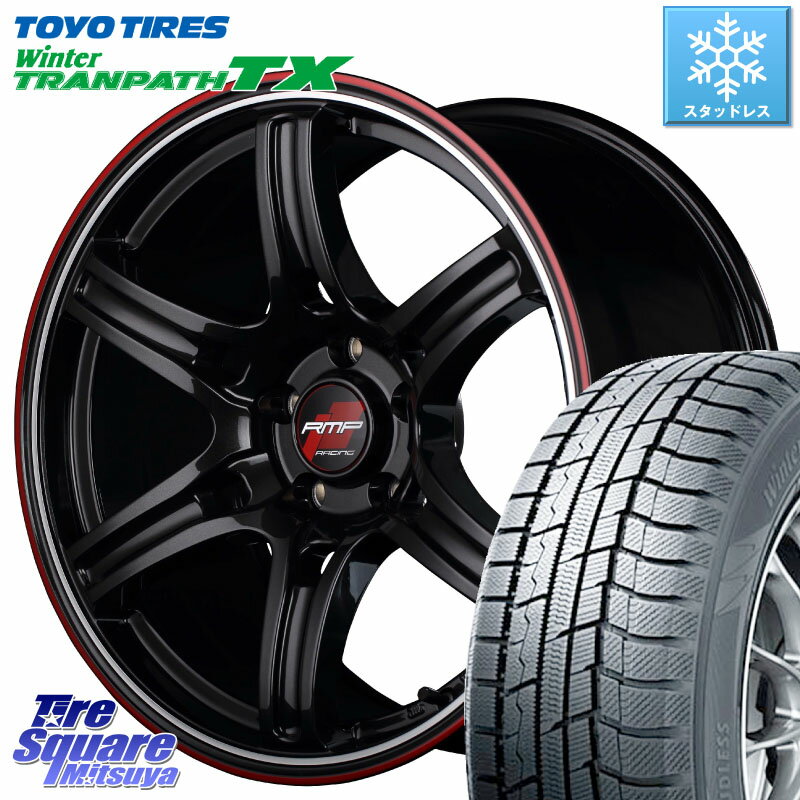 TOYO ウィンター トランパス TX 2023年製 スタッドレス 215/50R17 MANARAY MID RMP RACING R60 17インチ 17 X 7.0J +48 5穴 100 インプレッサ