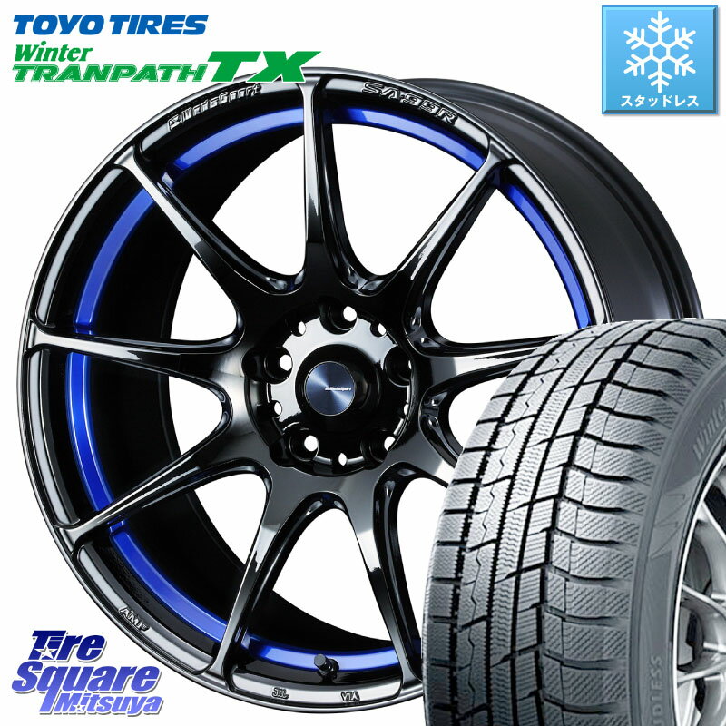 TOYO ウィンター トランパス TX 2023年製 スタッドレス 215/50R17 WEDS ウェッズ スポーツ SA99R SA-99R 17インチ 17 X 7.5J +48 5穴 100