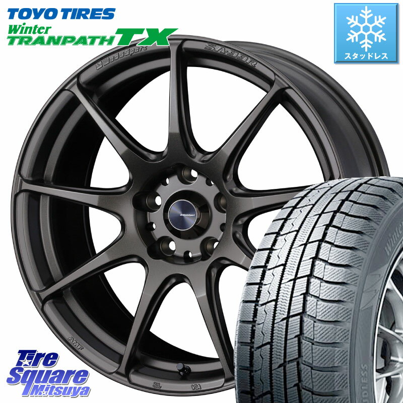 TOYO ウィンター トランパス TX 2023年製 スタッドレス 225/50R18 WEDS ウェッズ スポーツ SA99R SA-99R 18インチ 18 X 8.5J +35 5穴 114.3