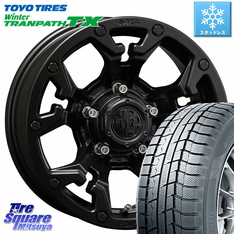 TOYO ウィンター トランパス TX 2023年製 スタッドレス 215/70R16 CRIMSON クリムソン GOLEM インセット-5 ゴーレム 16インチ 16 X 6.0J +0 5穴 139.7 ジムニー シエラ