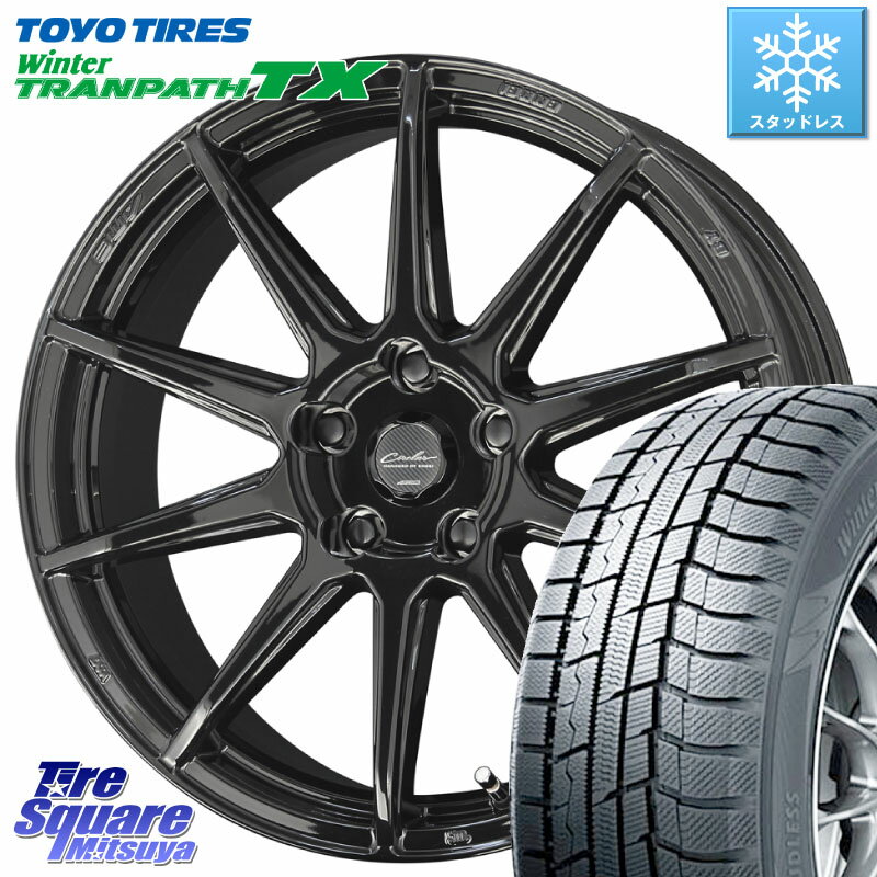 TOYO ウィンター トランパス TX 2023年製 スタッドレス 215/50R17 KYOHO キョウホウ CIRCLAR サーキュラー C10R 17インチ 17 X 7.0J +45 5穴 100 インプレッサ