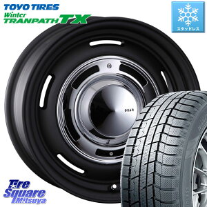 TOYO ウィンター トランパス TX 2023年製 スタッドレス 215/65R16 CRIMSON ディーン クロスカントリー ブラック 16インチ 欠品次回5月中～末予定 16 X 5.5J +20 5穴 139.7 ジムニー