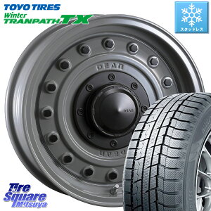 TOYO ウィンター トランパス TX スタッドレス 215/70R15 CRIMSON ディーン コロラド インセット-5 15インチ 15 X 6.0J +0 5穴 139.7 シエラ