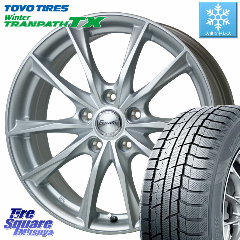 TOYO ウィンター トランパス TX 2023年製 スタッドレス 215/70R16 HotStuff エクシーダー E06 ホイール 16インチ 16 X 6.5J +38 5穴 114.3 デリカ D5 D:5