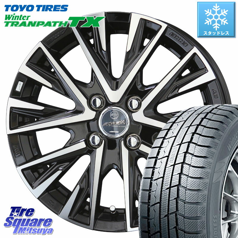 TOYO ウィンター トランパス TX 2023年製 在庫● スタッドレス 195/60R16 KYOHO スマック レジーナ SMACK LEGINA ホイール 16 X 6.0J +40 4穴 100 オーラ