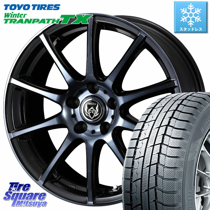 TOYO ウィンター トランパス TX 2023年製 スタッドレス 235/65R18 WEDS 40526 ライツレー RIZLEY KC 18インチ 18 X 7.5J +38 5穴 114.3 RX