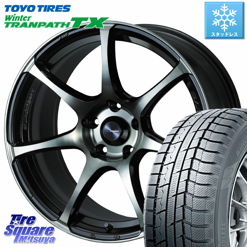 TOYO ウィンター トランパス TX 2023年製 スタッドレス 215/50R17 WEDS 73983 ウェッズ スポーツ SA75R SA-75R 17インチ 17 X 7.5J +48 5穴 100