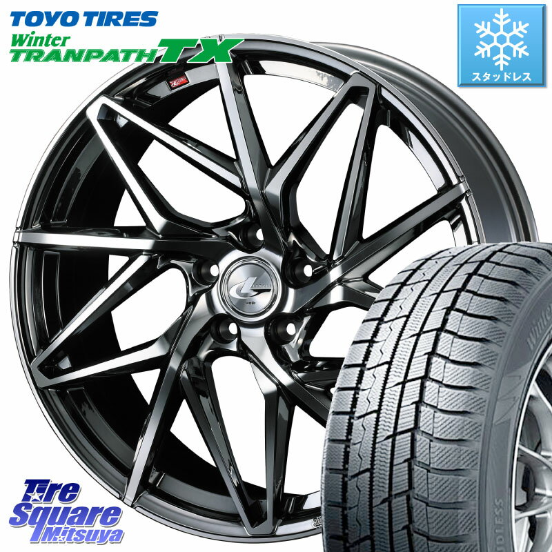 TOYO ウィンター トランパス TX 2023年製 スタッドレス 215/50R17 WEDS 40597 レオニス LEONIS IT 17インチ 17 X 7.0J +47 5穴 100 インプレッサ