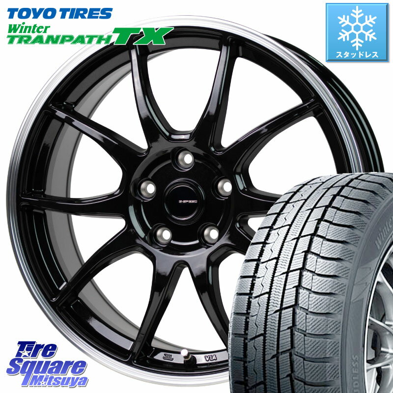 TOYO ウィンター トランパス TX 2023年製 スタッドレス 215/50R17 HotStuff G-SPEED P06 P-06 ホイール 17インチ 17 X 7.0J +45 5穴 100 インプレッサ