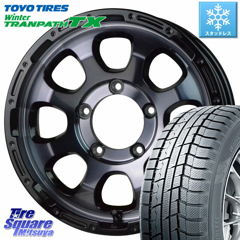 TOYO ウィンター トランパス TX 2023年製 スタッドレス 215/65R16 HotStuff マッドクロス グレイス BKC JIMNY ホイール 16インチ 16 X 5.5J +20 5穴 139.7 ジムニー