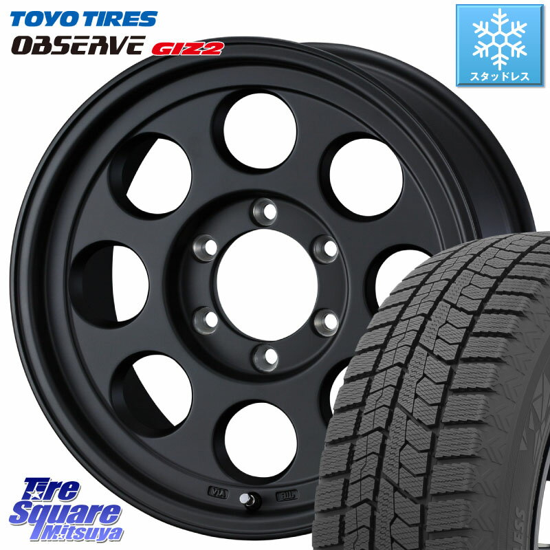 TOYO オブザーブ ギズ2 〇 OBSERVE GIZ2 2023年製 スタッドレス 215/60R16 WEDS JIMLINE TYPE2 16インチ 16 X 6.5J +25 6穴 139.7