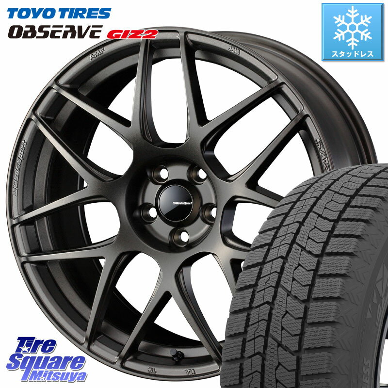 TOYO オブザーブ ギズ2 〇 OBSERVE GIZ2 2023年製 在庫● スタッドレス 225/45R18 WEDS 74192 SA-27R ウェッズ スポーツ ホイール 18インチ 18 X 7.5J +45 5穴 100