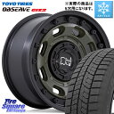 TOYO オブザーブ ギズ2 〇 OBSERVE GIZ2 2023年製 スタッドレス 225/50R17 BLACK RHINO ATLAS アトラス OB ホイール 17インチ 17 X 8.0J +38 5穴 114.3 RX-8