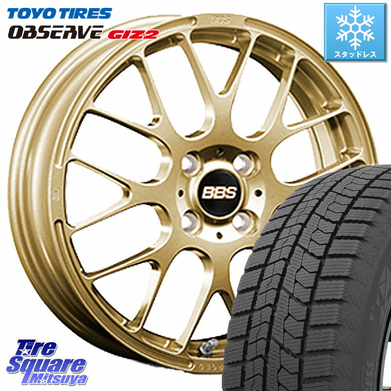 TOYO オブザーブ ギズ2 〇 OBSERVE GIZ2 2023年製 スタッドレス 185/55R15 BBS RP 鍛造1ピース ホイール 15インチ 15 X 6.0J +40 4穴 100 ノート サクシード