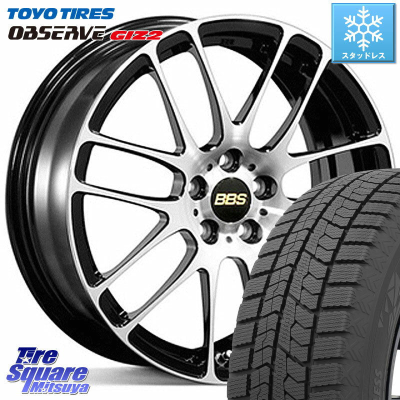 TOYO オブザーブ ギズ2 〇 OBSERVE GIZ2 2023年製 スタッドレス 165/55R15 BBS RE-L2 鍛造1ピース ホイール 15インチ 15 X 4.5J +45 4穴 100