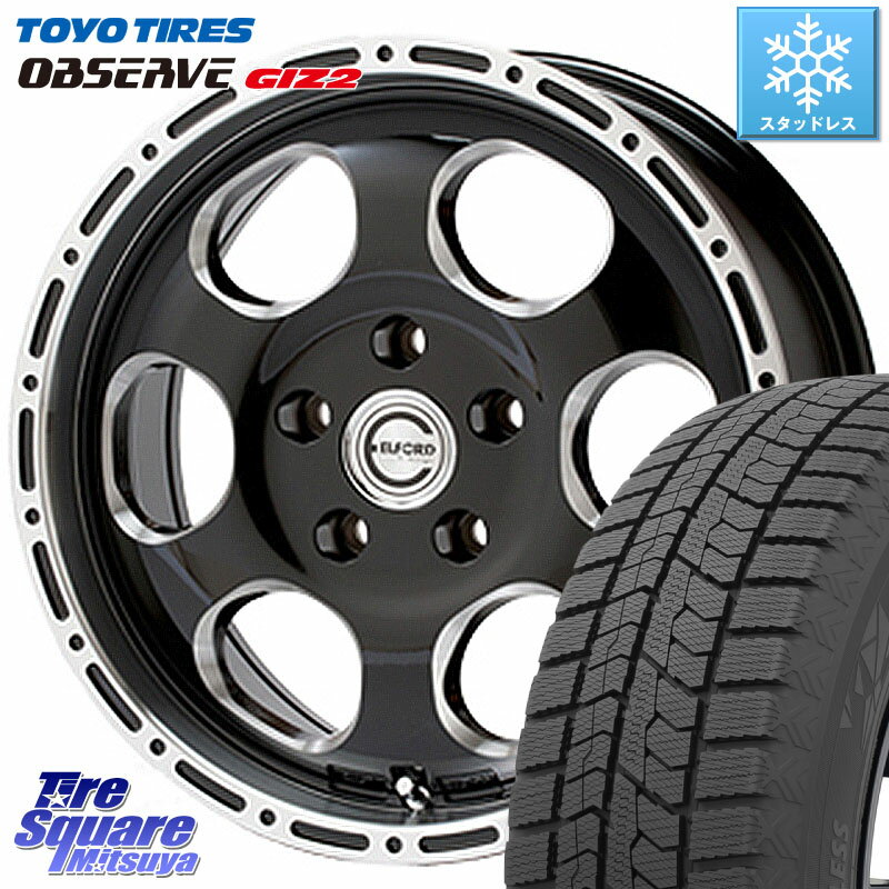 TOYO オブザーブ ギズ2 〇 OBSERVE GIZ2 2023年製 スタッドレス 205/60R16 MEIWA Blood Stock One Piece ホイール 16インチ 16 X 7.0J +35 5穴 114.3