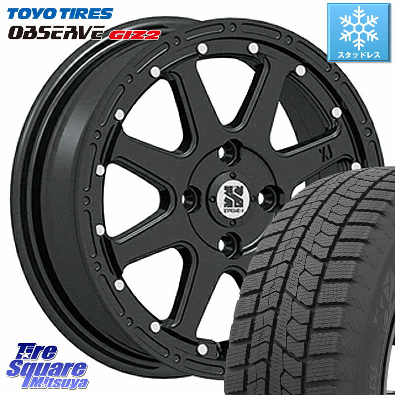 TOYO オブザーブ ギズ2 〇 OBSERVE GIZ2 2023年製 スタッドレス 175/70R14 MLJ XTREME-J エクストリームJ ホイール 14インチ 14 X 4.5J +43 4穴 100 ソリオ