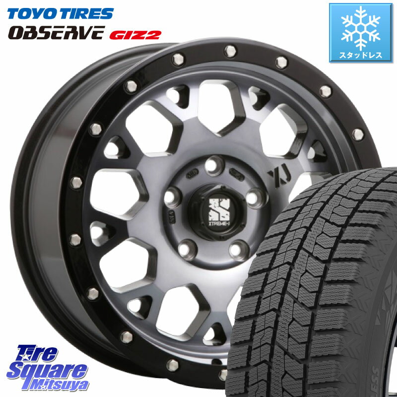 TOYO オブザーブ ギズ2 〇 OBSERVE GIZ2 2023年製 スタッドレス 205/60R16 MLJ XJ04 XTREME-J エクストリームJ ホイール 16インチ 16 X 7.0J +35 5穴 114.3