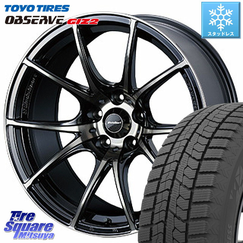 TOYO オブザーブ ギズ2 〇 OBSERVE GIZ2 2023年製 在庫● スタッドレス 225/45R18 WEDS 72626 SA-10R SA10R ウェッズ スポーツ ホイール 18インチ 18 X 7.5J +45 5穴 100