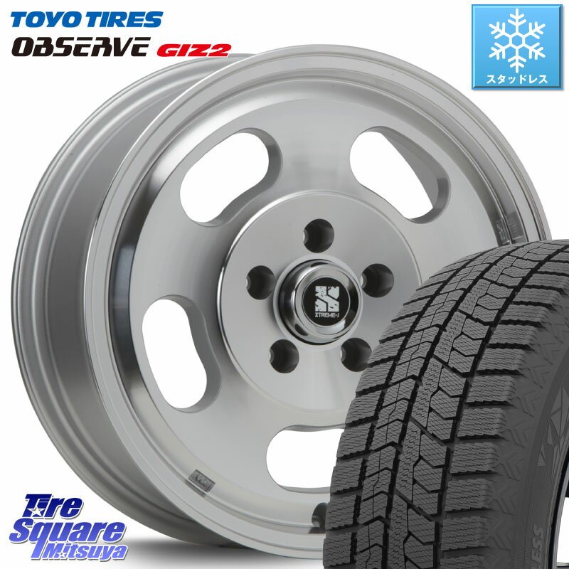 TOYO オブザーブ ギズ2 〇 OBSERVE GIZ2 2023年製 スタッドレス 205/55R16 MLJ XTREME-J D SLOT D-SLOT ホイール 4本 16インチ 16 X 6.5J +30 5穴 114.3