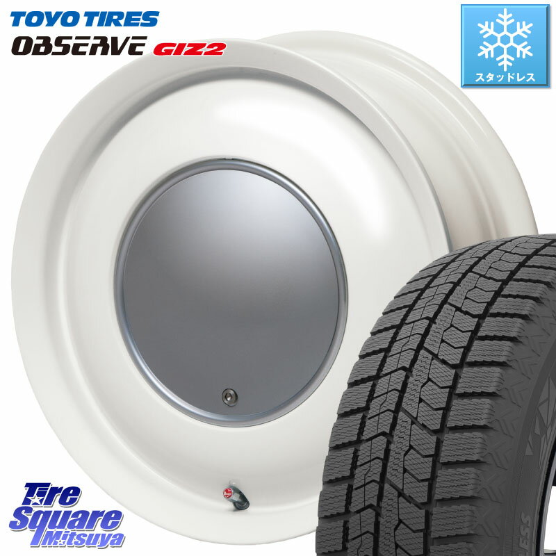 TOYO オブザーブ ギズ2 〇 OBSERVE GIZ2 2023年製 スタッドレス 155/65R14 ハートボイス ラブリースイートレーベルアナム MW 14インチ 14 X 5.0J +45 4穴 100 デリカミニ