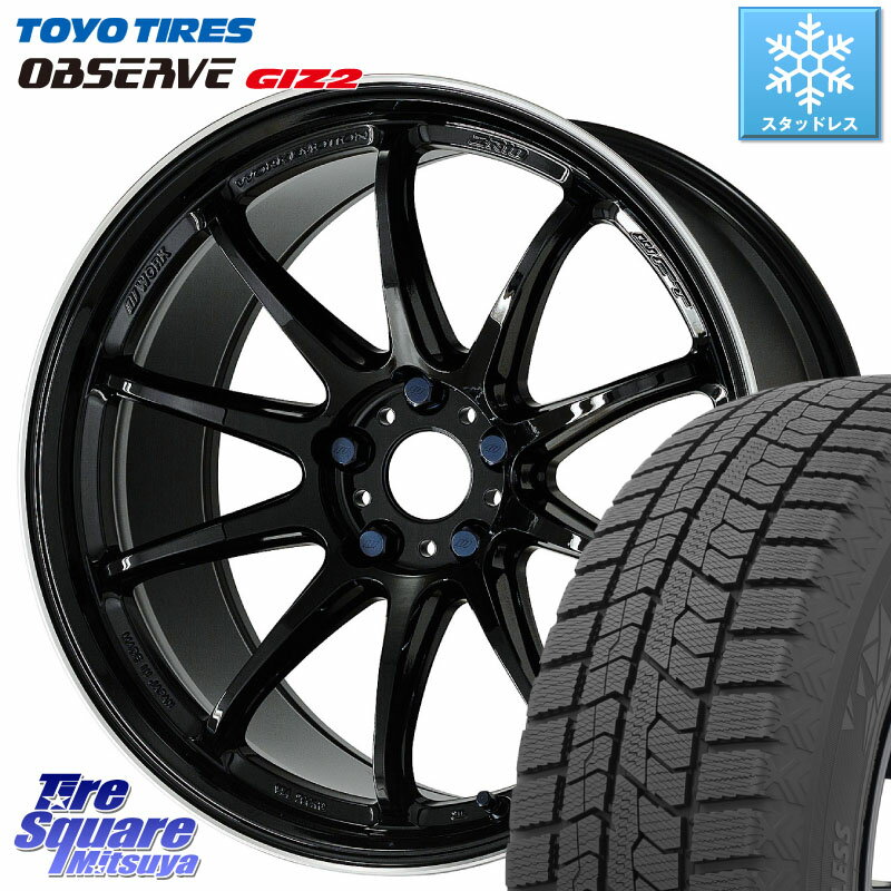 TOYO オブザーブ ギズ2 〇 OBSERVE GIZ2 2023年製 スタッドレス 215/50R17 WORK ワーク EMOTION エモーション ZR10 17インチ 17 X 7.0J +53 5穴 100 インプレッサ