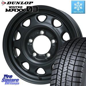 DUNLOP ウィンターマックス03 WM03 ダンロップ スタッドレス 215/70R15 LEHRMEISTER レアマイスター LMG OFF STYLE ホイール 15インチ 15 X 5.5J +5 5穴 139.7 シエラ