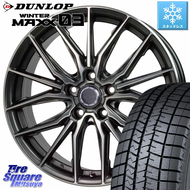 DUNLOP ウィンターマックス03 WM03 ダンロップ スタッドレス 225/40R19 HotStuff Precious AST M4 プレシャス アスト M4 5H ホイール 19インチ 19 X 7.5J +48 5穴 114.3 VOXY