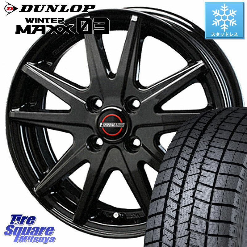 DUNLOP ウィンターマックス03 WM03 ダンロップ スタッドレス 185/65R14 BLEST EUROMAGIC Lance ST ホイール 14インチ 14 X 5.5J +45 4穴 100