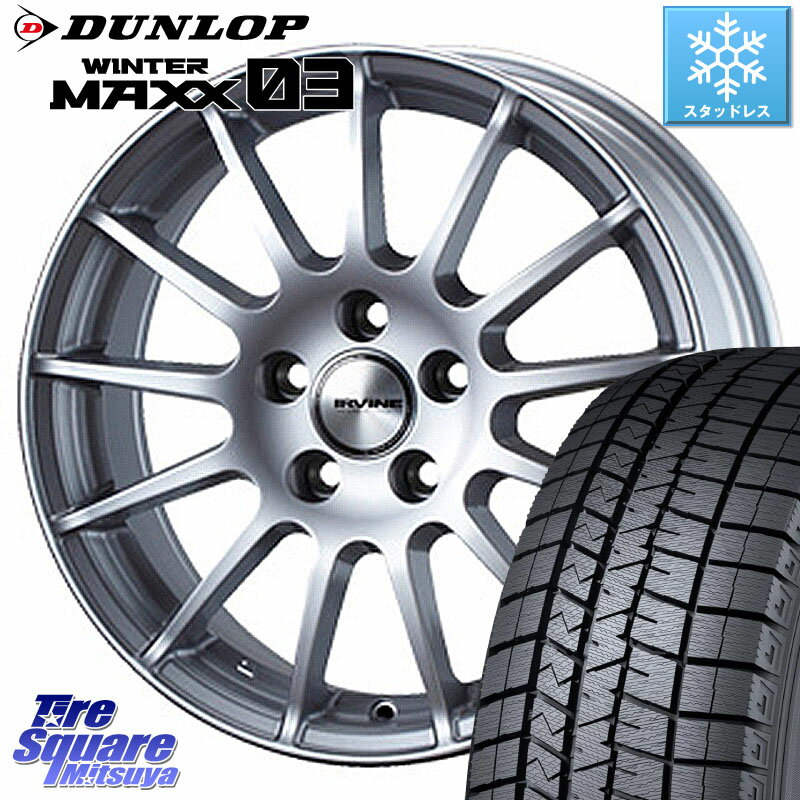 DUNLOP ウィンターマックス03 WM03 ダンロップ スタッドレス 215/65R16 WEDS IR66530R ウェッズ IRVINE F01 ホイール 16インチ 16 X 6.5J(AUDI Q3 8UC) +30 5穴 112 アウディQ3